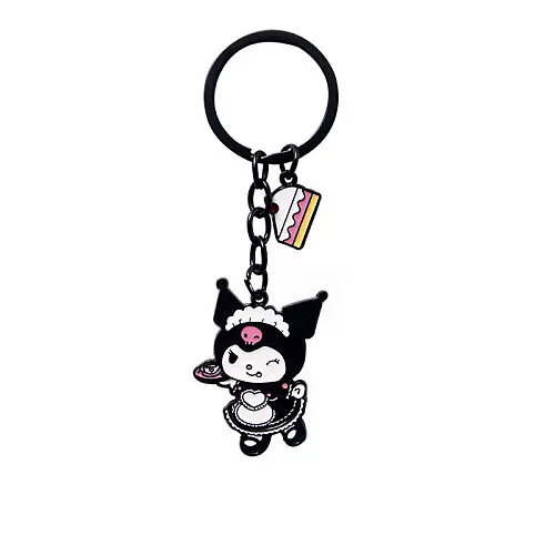 Брелок металевий Bioworld Куромі Kuromi Моя Мелодія Onegai My Melody Sanrio (23204)