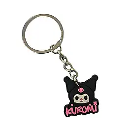 Брелок Bioworld Куромі з логотипом Kuromi Моя Мелодія Onegai My Melody (23188)