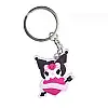 Брелок гумовий Bioworld Куромі з серцем Kuromi Моя Мелодія Onegai My Melody (23152)