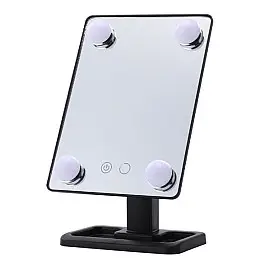 Зеркало с LED подсветкой прямоугольное WS HH083 360 Black (10671-hbr)