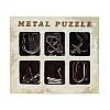 Набор головоломок металлических "Metal Puzzle" Bambi 2116 6 штук в наборе Серый