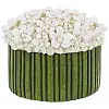 Декоративная шкатулка Цветы Сирени White 10х10х18 см DP219294 BonaDi
