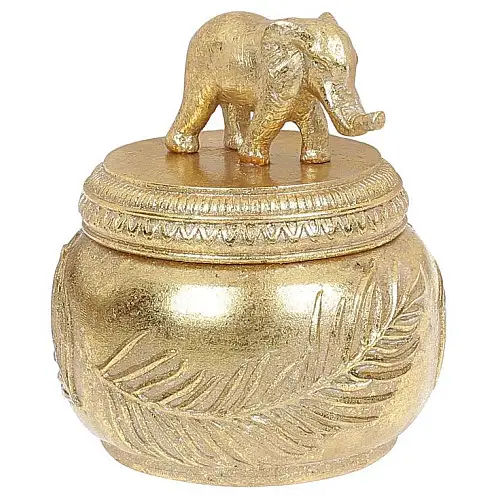 Шкатулка для украшений Indian gold 11.5х11.5х12.5см DP78941 BonaDi