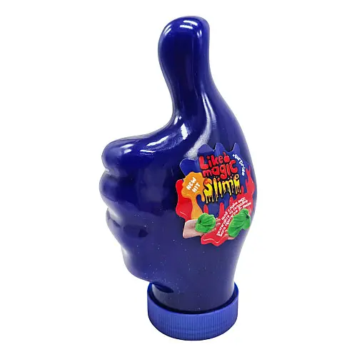 В'язка маса слайм "LIKE Magic Slime" Danko Toys LMS-01-01U 300 гр Синій