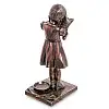 Статуетка декоративна Дівчинка з кошеням Veronese AL32464