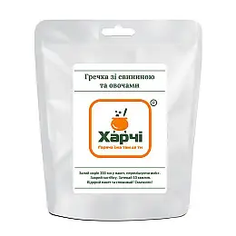 Каша Харчі гречана з м'ясом 85 г (TREK-KGZM-85)