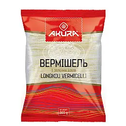 Вермішель з зелених бобів ТМ Akura 300 г
