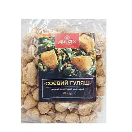 Соевый гуляш Akura Соевый текстурат 70 г