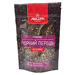 Перец черный молотый Akura 100 г