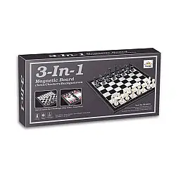 Шахи магнітні 3 в 1 VIIVSC QX56810 поле 25 х 25 см