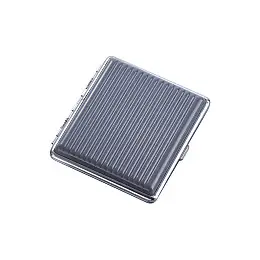 Пластиковый портсигар Champ High Stripe на 20 стандартных сигарет Серый (40519062GR)