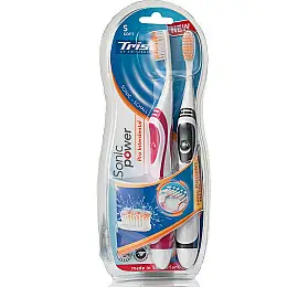 Электрические зубные щетки 2 шт Trisa Duo SonicPower Akku Pro 4667.0210 (4199)