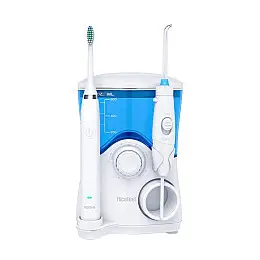 Ирригатор Professional 7 насадок + электрическая зубная щетка Nicefeel Белый (133)
