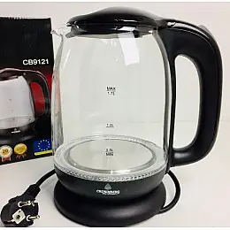 Чайник CROWNBERG CB9121 220V 1.7L Black
