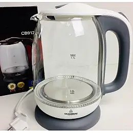 Чайник CROWNBERG CB9121 220V 1.7L Gray (300952GR)