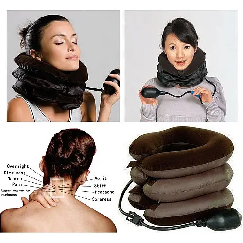Надувная подушка для шеи, Tractors For Cervical Spine, ортопедический воротник, при остеохондрозе