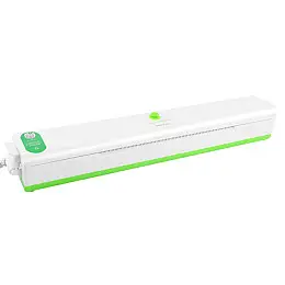 Вакууматор для продуктів Stenson TL00160 34х5,5х4,5 см білий з зеленим
