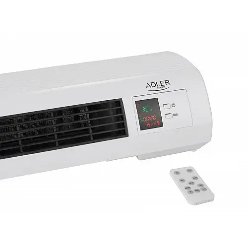 Повітряна завіса тепловентилятор з пультом Adler AD 7714 2200W White