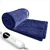 Плед одеяло з підігрівом Lesko QNS-PT180*150 см Blue