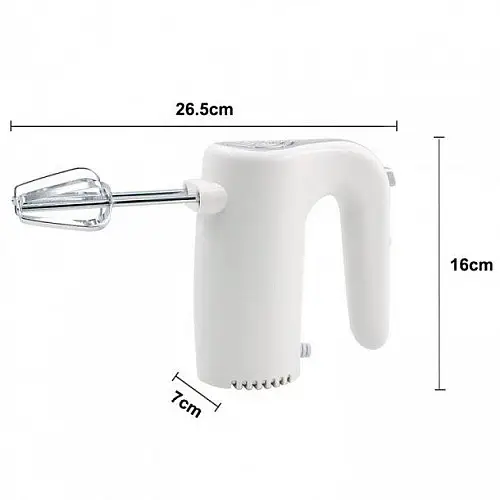 Миксер ручной кухонный RAF R-6680 150 Вт White