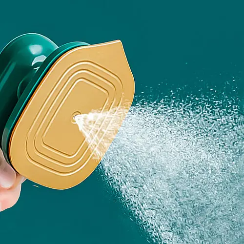 Ручний міні праска-паровий Lesko Iron C020 Green портативний паровий праска для сухого і вологого прасування