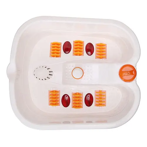 Массажер-ванночка для ног RIAS Footbath Massager RF-368A White-Orange (3_02725)