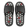 Масажні рефлекторні тапочки RIAS Foot Reflex Black (3_02922)