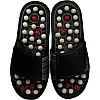 Масажні рефлекторні тапочки RIAS Foot Reflex Black (3_02922)