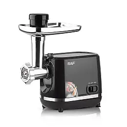 Електрична м'ясорубка RAF R.3395 з функцією реверсу 1200W Black (3_03760)