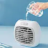 Портативний міні-кондиціонер Lesko Chilly Air W-9 White охолоджувач повітря