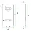 Водонагреватель Thermo Alliance 30 Л, Мокрый Тэн 1Х(0,8+1,2) Квт Dt30V20G(Pd)/2