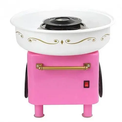 Апарат для приготування цукрової вати великий Cotton Candy Maker w-83 Pink (do118-hbr)
