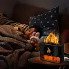Зволожувач повітря соляна лампа Docsal Flame 3в1 з ефектом полум'я CNV
