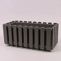 Балконний ящик  Flora Boardee Fencycase 38 см Сірий (90020) (SKL0197)