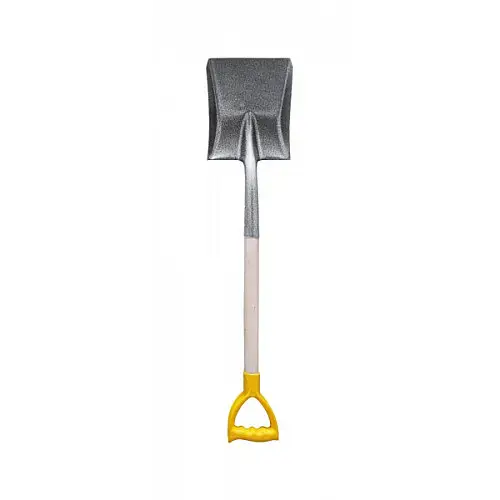 Лопата совковая Mastertool с черенком и ручкой 225х275х490 мм 1200 мм молотковая покраска 14-6269