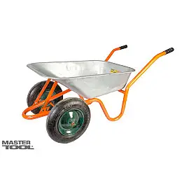 Тачка садово-будівельна двоколісна MASTERTOOL 85 л 160 кг 79-9849