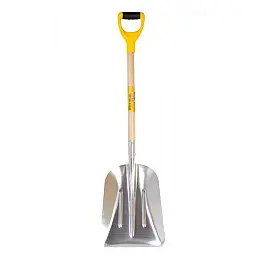 Лопата совкова MASTERTOOL (сніг/зерно) з алюмінію з держаком та ручкою 280х380х500 мм 1100 мм 14-6279