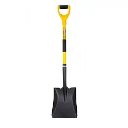 Лопата совкова MASTERTOOL з фібергласовою ручкою 240х300х490 мм 1100 мм порошкове фарбування 14-6278