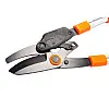 Сучкоріз MASTERTOOL з храповим механізмом телескопічні ручки 700-1030 мм тефлон AL ручки ковадло 14-6126