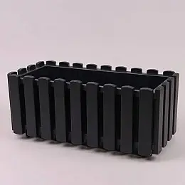 Балконний ящик Flora Boardee Fencycase 38 см Антрацитовий (SK000047)