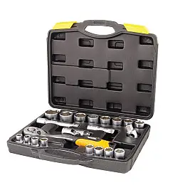 Набір насадок торцевих MASTERTOOL PROFI CrV 1/2" 10-32 мм 21 шт (78-4021-PF)