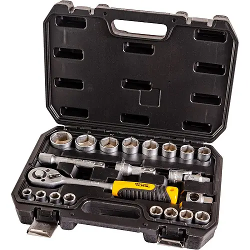 Набір насадок торцевих MASTERTOOL CrV 1/2" 10-32 мм 21 шт (78-4021)