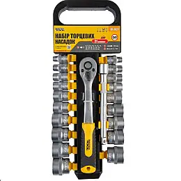 Набір насадок торцевих MASTERTOOL CRV 3/8" 6-24 мм удлинитель 150 мм 21 шт (78-3821)