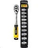 Набір насадок торцевих MASTERTOOL CRV 1/2" 8-19 мм 11 шт (78-1311)