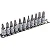 Набір насадок викруток MASTERTOOL CRV 1/4" 11 шт PH1/2/3/PZ1/2/3/H3/4/5/6/7 (78-1401)