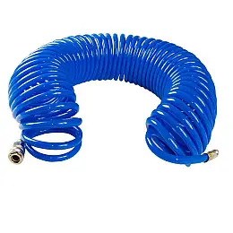Шланг пневматичний спіральний MASTERTOOL PU 15 атм 6,5х10 мм 15 м (81-8482)