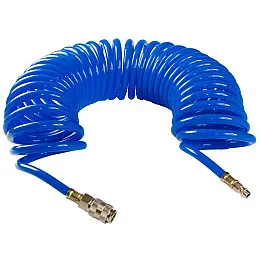 Шланг пневматичний спіральний MASTERTOOL PU 15 атм 8х12 мм 10 м (81-8471)
