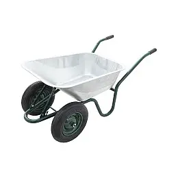 Тачка садово-строительна двоколісна MASTERTOOL 100 л 200 кг D-12 (79-9853)