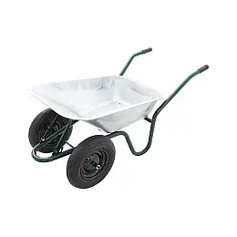 Тачка садово-строительна двоколісна MASTERTOOL 85 л 200 кг D-12 (79-9849)