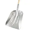 Лопата совкова з алюмінію з черенком і ручкою MASTERTOOL 280х380х500 мм 1100 мм (14-6279)